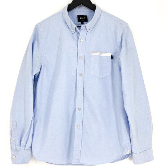 HUF Signature Stripe Button Down Shirt - Picture 1 of 16